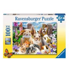 Rabbit Selfie XXL 100pc Jigsaw Puzzle